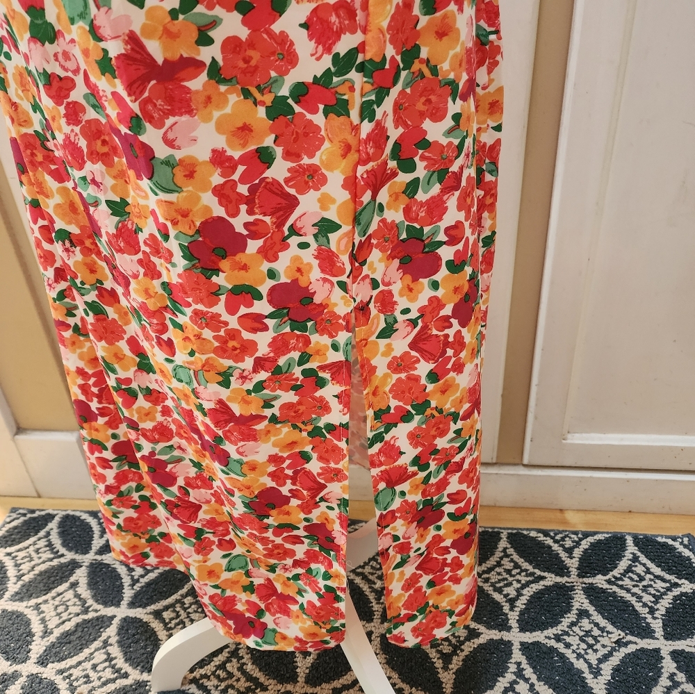 SHEIN Women's Floral Print Split Thigh Cami Dress 💐 NWOT - Picture 13 of 16